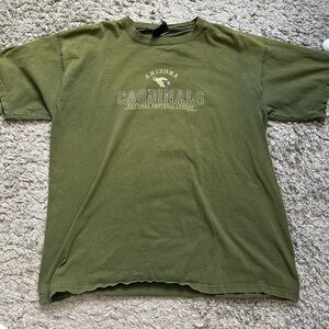 Arizona cardinals Lee Army Green Graphic Short Sleeve Tee